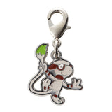 Smeargle - National Pokédex Metal Charm Keychain #235 - Authentic Japanese Pokémon Center Keychain 