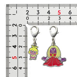 Smoochum, Jynx - National Pokédex Metal Charm Keychain #238, #124 - Authentic Japanese Pokémon Center Keychain 
