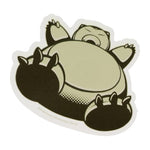 Snorlax Sticker Set - Hakaikousen - Authentic Japanese Pokémon Center Sticker 