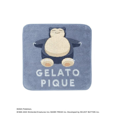 Snorlax Towel (Navy) - GELATO PIQUE meets Pokémon Sleep - Authentic Japanese gelato pique Towel (cotton) 