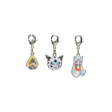 Snorunt, Glalie, Froslass - National Pokédex Metal Charm Keychain #361, #362, #478 - Authentic Japanese Pokémon Center Keychain 