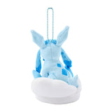 Snow Cloak Glaceon Mascot Plush With Field OTENKI TEAM - Authentic Japanese Pokémon Center Mascot Plush Keychain 