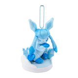 Snow Cloak Glaceon Mascot Plush With Field OTENKI TEAM - Authentic Japanese Pokémon Center Mascot Plush Keychain 