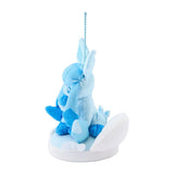 Snow Cloak Glaceon Mascot Plush With Field OTENKI TEAM - Authentic Japanese Pokémon Center Mascot Plush Keychain 