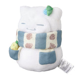 Snowman Snorlax Plush - Authentic Japanese Pokémon Center Plush 