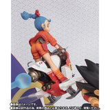 Son Goku And Bulma Figuarts ZERO - Dragon Ball - Authentic Japanese Bandai Namco Figure 