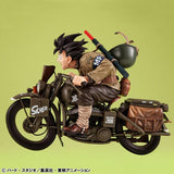 Son Goku & Bike Figure Desktop Real McCoy EX - Dragon Ball Z - Authentic Japanese MegaHouse Figure 