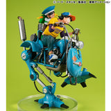 Son Goku & Gohan & Bipedal Walking Robot Figure ~Desktop Real McCoy EX - Dragon Ball Z - Authentic Japanese MegaHouse Figure 