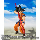 Son Goku & Son Gohan (Kid) & Flying Nimbus S.H.Figuarts Figure - Dragon Ball Z - Authentic Japanese Bandai Namco Figure 