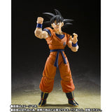 Son Goku & Son Gohan (Kid) & Flying Nimbus S.H.Figuarts Figure - Dragon Ball Z - Authentic Japanese Bandai Namco Figure 