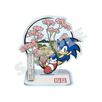 Sonic Mini Acrylic Stand Diorama "Gotenyama at Shinagawa Scenery" - Japanese Sonic - Authentic Japanese SEGA Acrylic Stand 