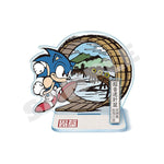 Sonic Mini Acrylic Stand Diorama "Kyoshikei Kamogawa Master Scenery" - Japanese Sonic - Authentic Japanese SEGA Acrylic Stand 