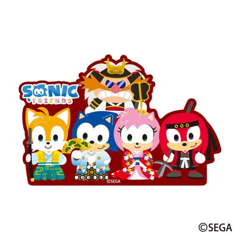 SONIC＆FRIENDS Together (Japanese Costume ver.) Original Sticker - SONIC＆FRIENDS - Authentic Japanese SEGA Sticker 