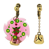 Spiritomb Clip-on Earrings (109) - Pokémon accessory - Authentic Japanese Pokémon Center Earrings 