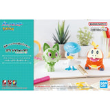 Sprigatito & Fuecoco & Quaxly Set Pokémon PLAMO (Plastic Model) Collection Quick!! - Authentic Japanese Bandai Namco Model kit 