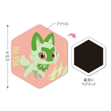 Sprigatito Honeycomb Acrylic Magnet vol.4 - Authentic Japanese eyeup Office product 