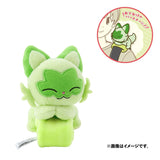 Sprigatito Shoulder Tied Plush - Authentic Japanese Pokémon Center Plush 