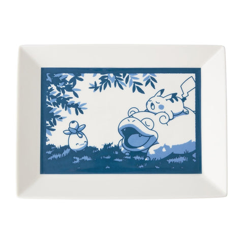 Square Plate Pokémon Center Kagawa - Authentic Japanese Pokémon Center Bowl (ceramic) 