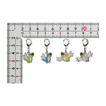 Squawkabilly - National Pokédex Metal Charm Keychain #931 - Authentic Japanese Pokémon Center Keychain 