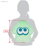 Squid (Light Blue) Plush Cushion - Splatoon 3 - Authentic Japanese San-ei Boeki Plush 