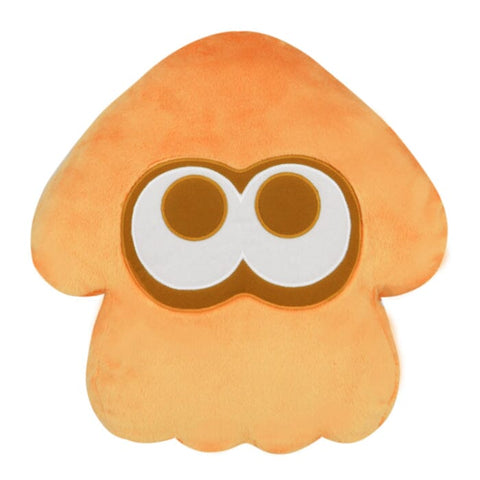 Squid (Orange) Plush Cushion - Splatoon 3 - Authentic Japanese San-ei Boeki Plush 