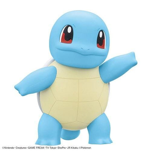 Squirtle Figure Pokémon PLAMO (Plastic Model) No.17 Collection Quick!! - Authentic Japanese Bandai Namco Figure 