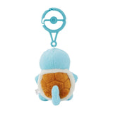 Squirtle Mascot Plush With Carabiner - Authentic Japanese Pokémon Center Mascot Plush Keychain 