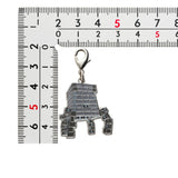 Stakataka - National Pokédex Metal Charm Keychain #805 - Authentic Japanese Pokémon Center Keychain 