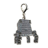 Stakataka - National Pokédex Metal Charm Keychain #805 - Authentic Japanese Pokémon Center Keychain 