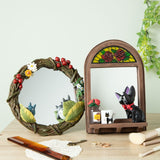 Stand Mirror: Windowside Daydream - Kiki's Delivery Service - Authentic Japanese Beneclic Mirror 