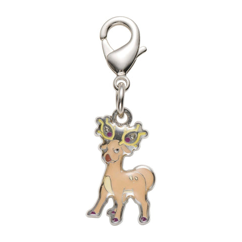 Stantler - National Pokédex Metal Charm Keychain #234 - Authentic Japanese Pokémon Center Keychain 