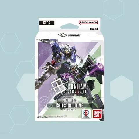 Starter Deck Celestial Drive (ST07) - GUNDAM Card Game - Authentic Japanese Bandai Namco TCG Deck 