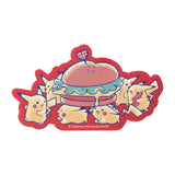 Sticker Set PIKACHU DINER - Authentic Japanese Pokémon Center Sticker 