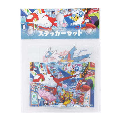 Sticker Set Pokémon Center Fukuoka R - Authentic Japanese Pokémon Center Sticker 