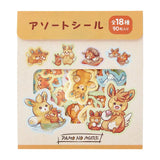 Stickers Seal - PAMO NO MURE - Authentic Japanese Pokémon Center Sticker 