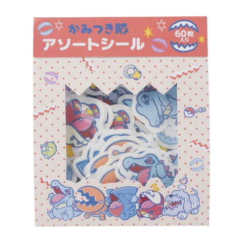 Stickers Seal Set - Kamitsuki Tai (Biting Squad) - Authentic Japanese Pokémon Center Sticker 
