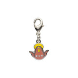 Stunfisk - National Pokédex Metal Charm Keychain #618 - Authentic Japanese Pokémon Center Keychain 