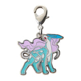 Suicune - National Pokédex Metal Charm Keychain #245 - Authentic Japanese Pokémon Center Keychain 