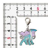 Suicune - National Pokédex Metal Charm Keychain #245 - Authentic Japanese Pokémon Center Keychain 