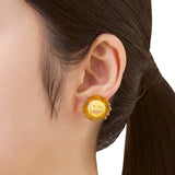 Sunflora Earrings Midarezaki - Authentic Japanese Pokémon Center Earrings 