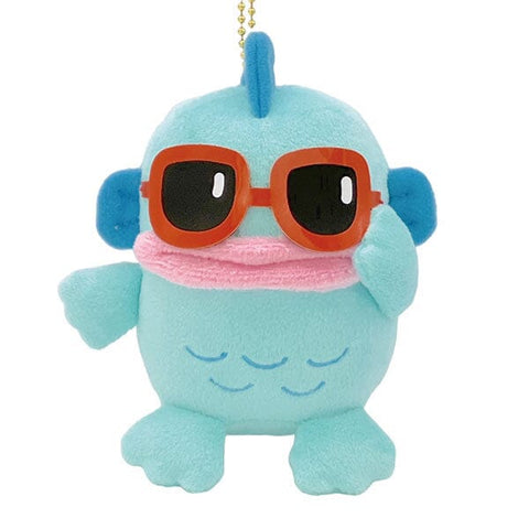 Sunglass Hangyodon Mascot Plush MC Collection - Sanrio Characters - Authentic Japanese Nakajima Corporation Mascot Plush Keychain 
