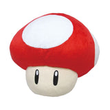 Super Mushroom Item Cushion Plush - Super Mario - Authentic Japanese San-ei Boeki Plush 