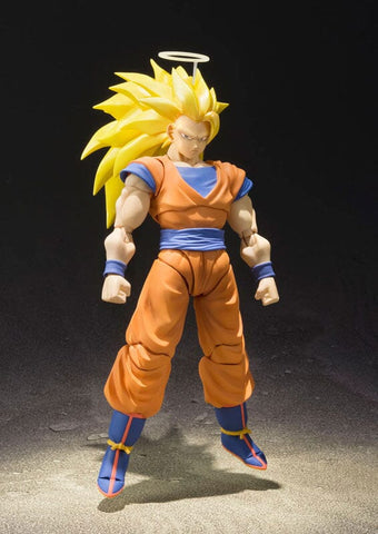 Super Saiyan 3 Son Goku S.H.Figuarts Figure - Dragon Ball Z - Authentic Japanese Bandai Namco Figure 