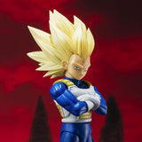 Super Saiyan 3 Vegeta S.H.Figuarts Figure - Dragon Ball DAIMA - Authentic Japanese Bandai Namco Figure 