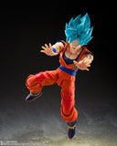 Super Saiyan God Super Saiyan Son Goku S.H.Figuarts Figure "The Azure Power Beyond the Limits" - Dragon Ball Super - Authentic Japanese Bandai Namco Figure 