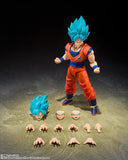 Super Saiyan God Super Saiyan Son Goku S.H.Figuarts Figure "The Azure Power Beyond the Limits" - Dragon Ball Super - Authentic Japanese Bandai Namco Figure 