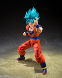 Super Saiyan God Super Saiyan Son Goku S.H.Figuarts Figure "The Azure Power Beyond the Limits" - Dragon Ball Super - Authentic Japanese Bandai Namco Figure 