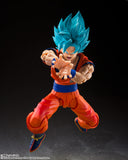 Super Saiyan God Super Saiyan Son Goku S.H.Figuarts Figure "The Azure Power Beyond the Limits" - Dragon Ball Super - Authentic Japanese Bandai Namco Figure 