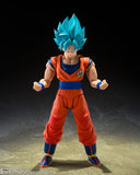 Super Saiyan God Super Saiyan Son Goku S.H.Figuarts Figure "The Azure Power Beyond the Limits" - Dragon Ball Super - Authentic Japanese Bandai Namco Figure 