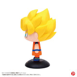Super Saiyan Son Goku Yurayura Head Figure (YR-53S) - Dragon Ball Z - Authentic Japanese Plex Figure 